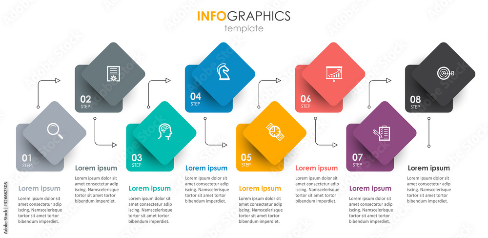 Vector infographic template Vector infographic template