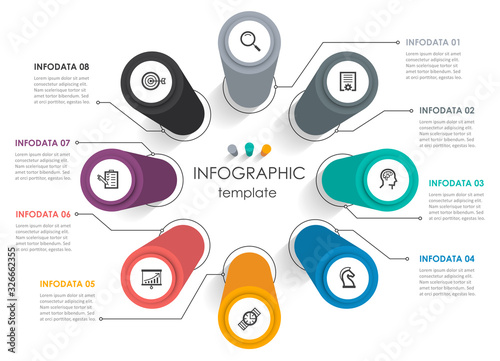 Vector infographic template