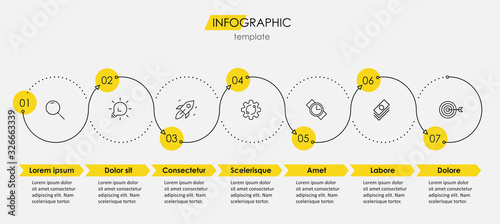 Vector infographic template