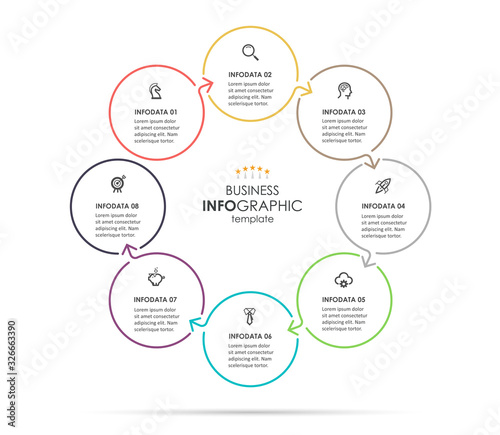 Vector infographic template