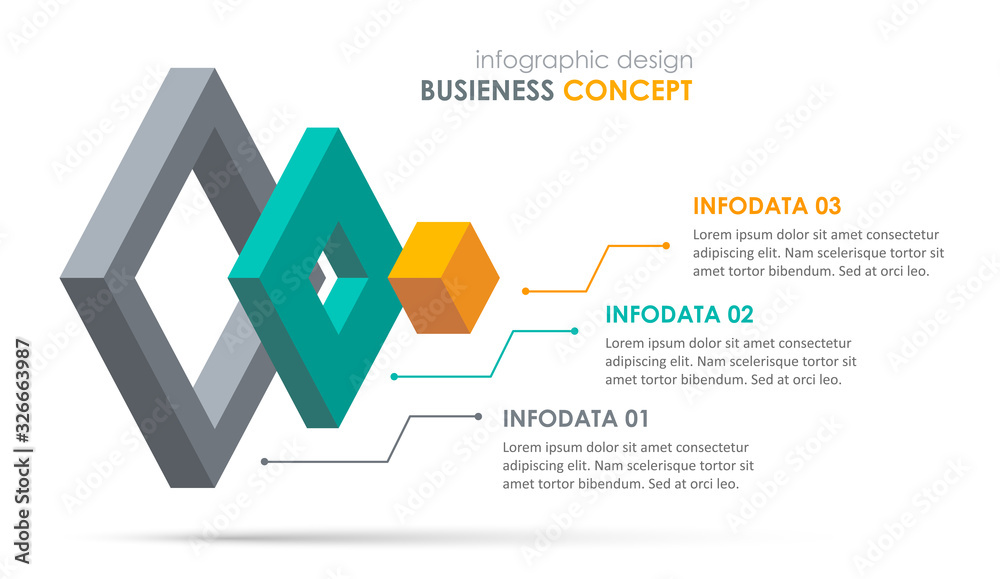 Vector infographic template