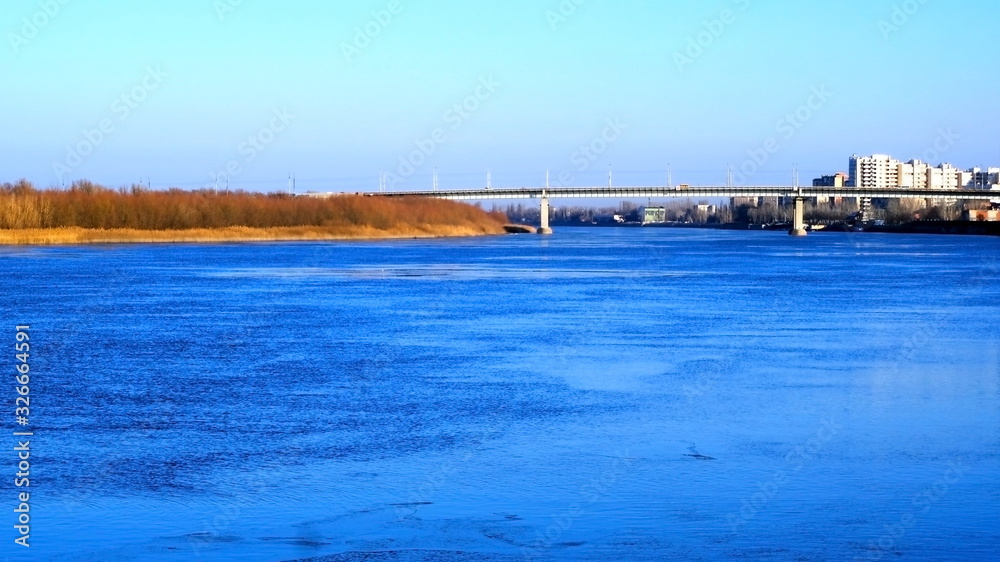 Volga river in Russia