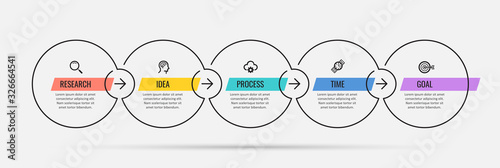 Vector infographic template