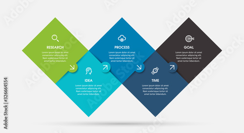 Vector infographic template