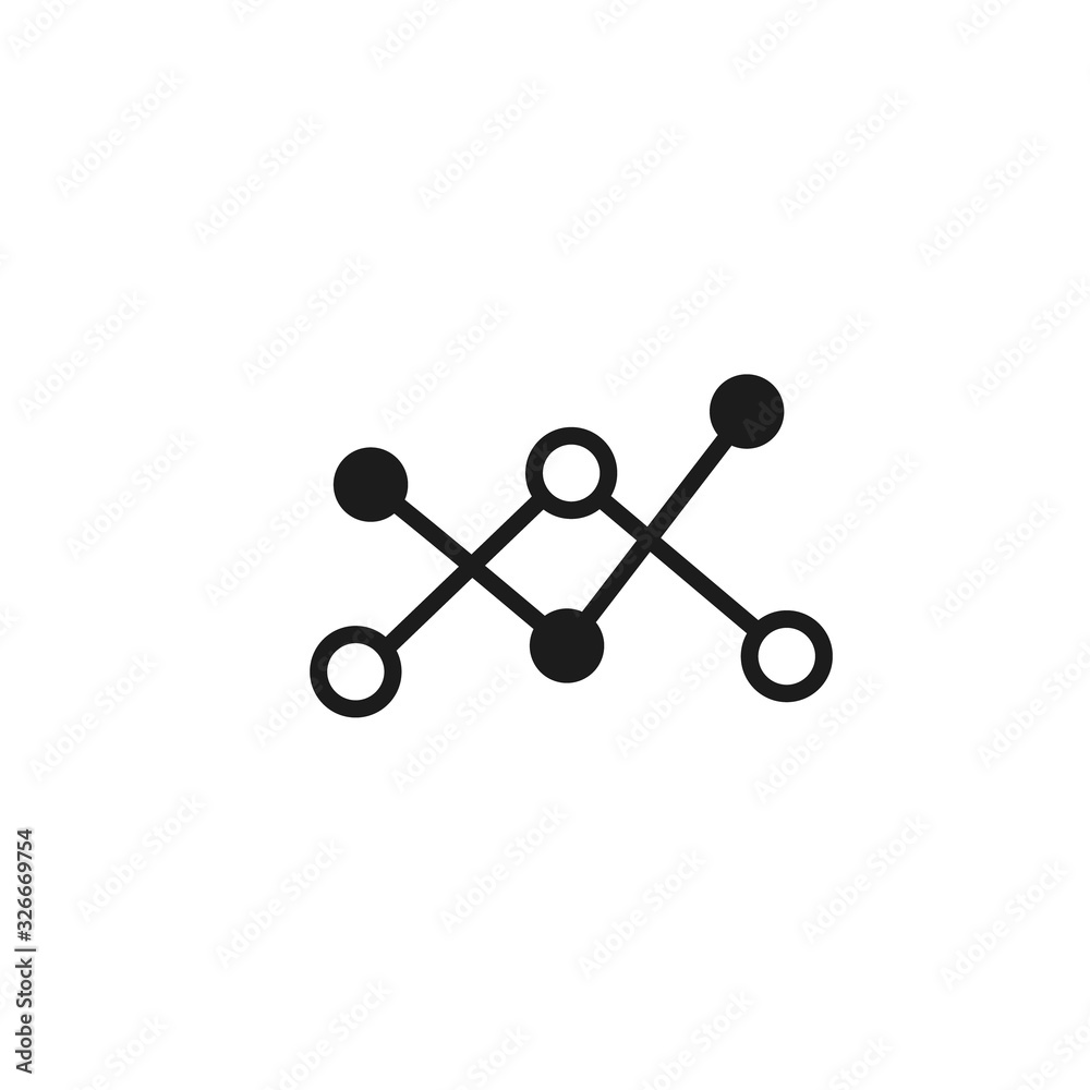 Business Network vector icon Business Network vector icon