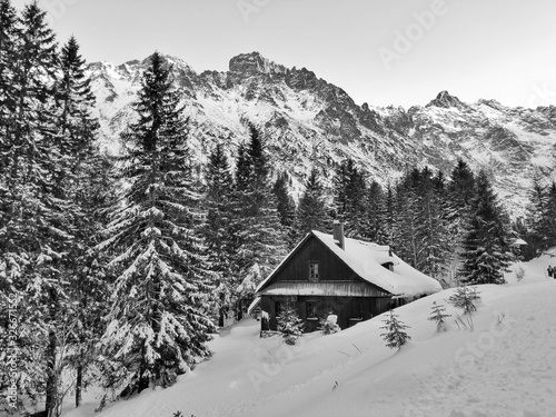 Photography house in the mountains