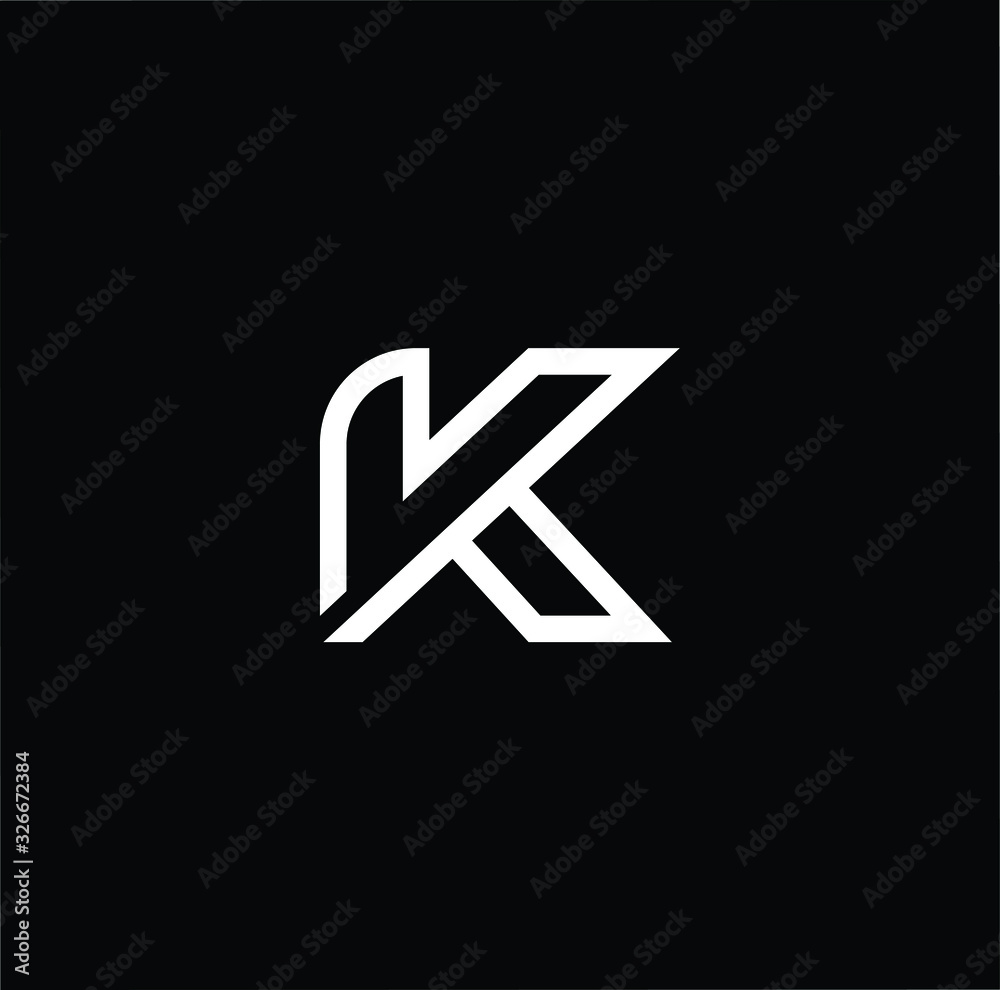 Premium Vector  Linear monogram yk logo