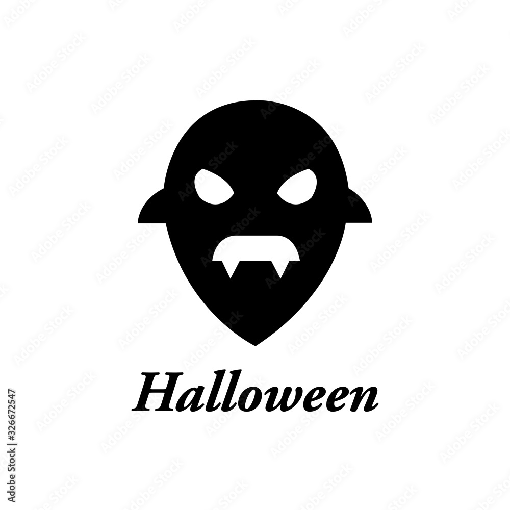halloween icon vector - illustration