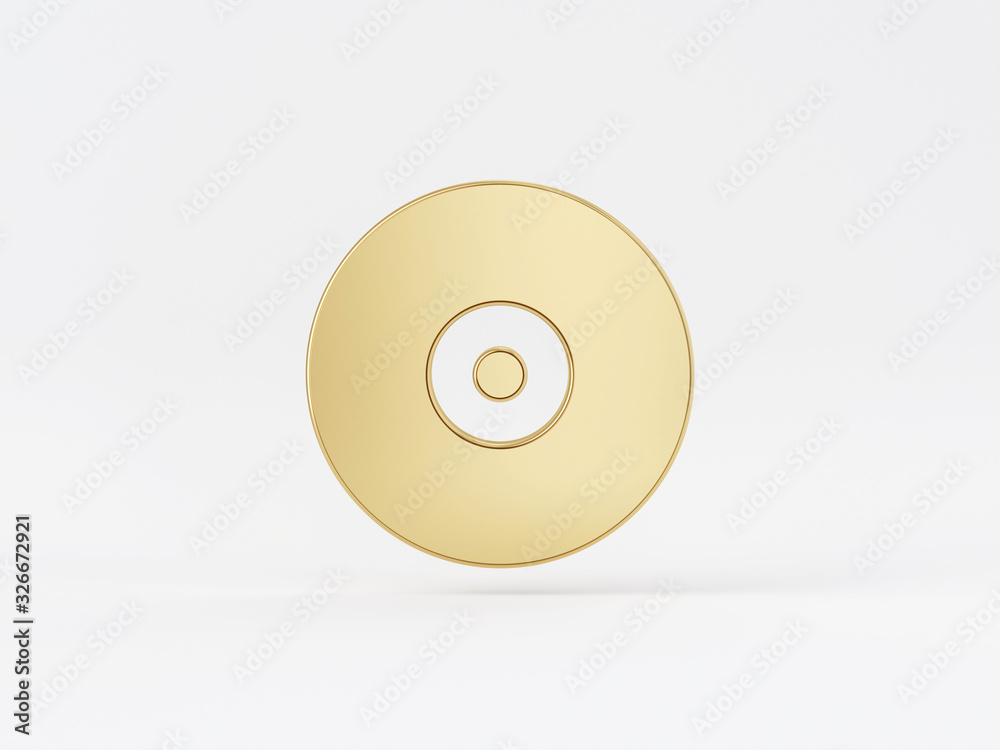 Golden metal 3d icon object isolated in white background. 3d rendering - illustration. Golden metal 3d icon object isolated in white background. 3d rendering - illustration.