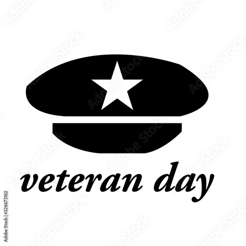 veteranday icon - illustration photo