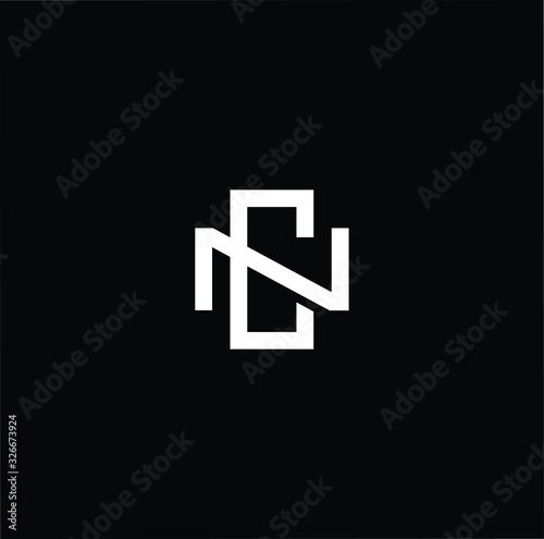 Professional Innovative Initial CN NC logo. Letter CN NC Minimal elegant Monogram. Premium Business Artistic Alphabet symbol and sign