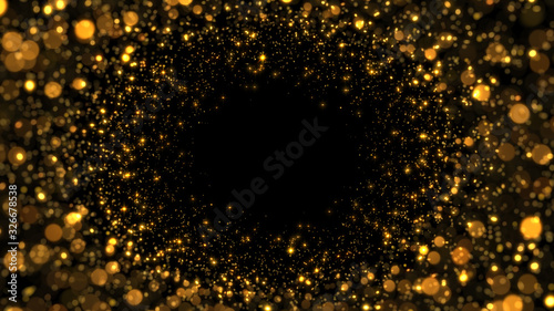 bright shining gold sequins