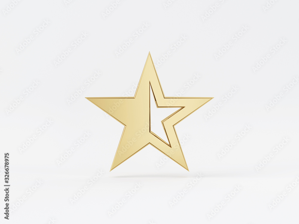 Golden metal 3d icon object isolated in white background. 3d rendering - illustration. Golden metal 3d icon object isolated in white background. 3d rendering - illustration.