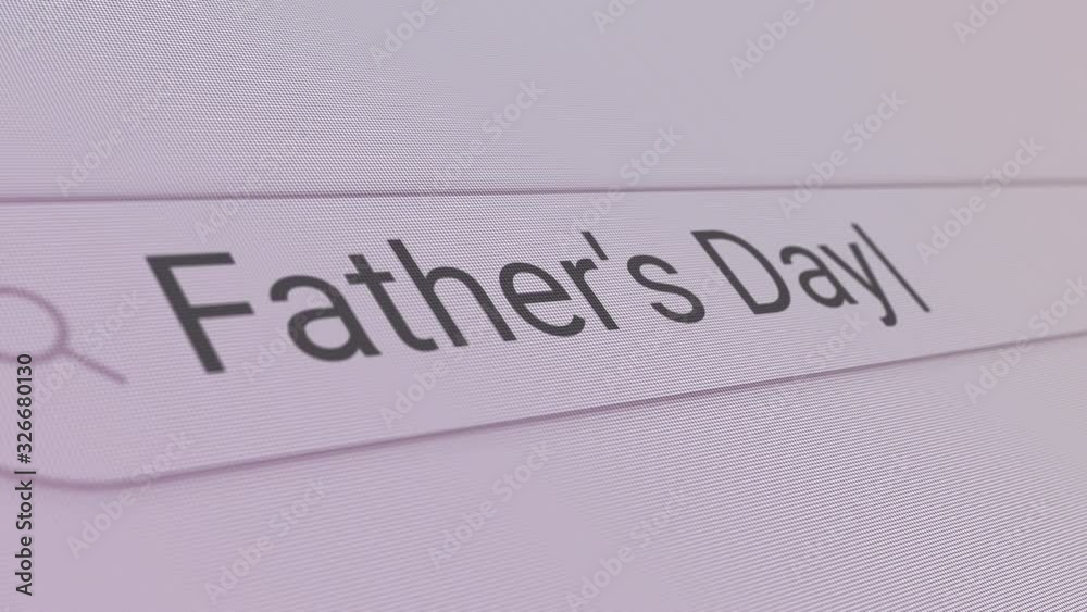 Father's Day Search Bar Close Up Single Line Typing Text Box Layout Web Database Browser Engine Concept Father's Day Search Bar Close Up Single Line Typing Text Box Layout Web Database Browser Engine Concept
