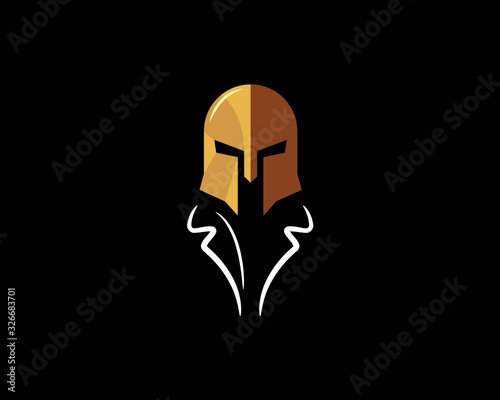 gladiator with helmet armour wear tuxedo suit
