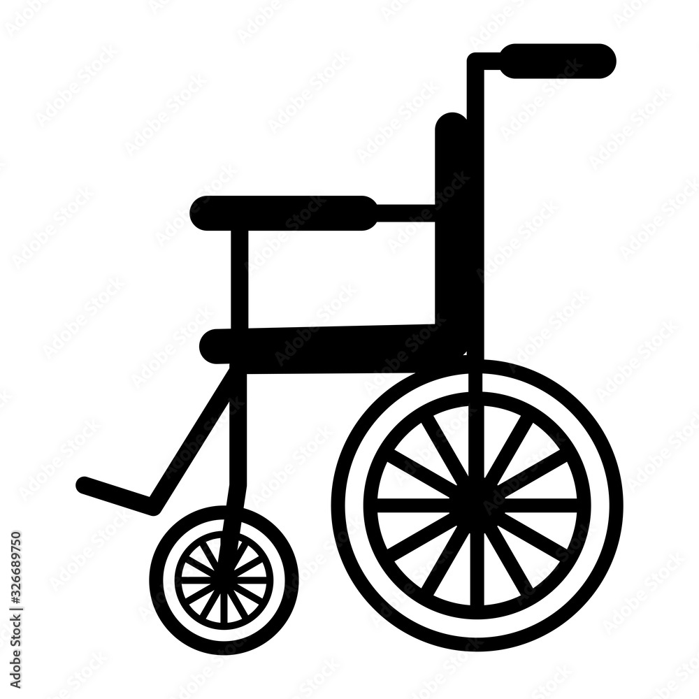 Wheel chair icon Wheel chair icon