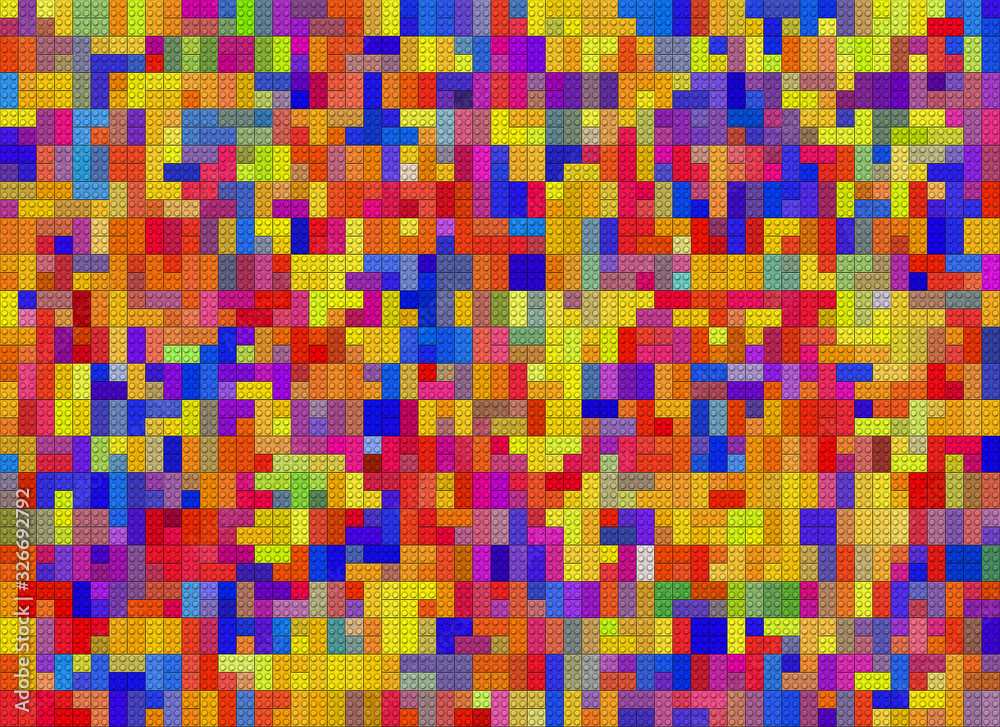 color pattern of plastic parts