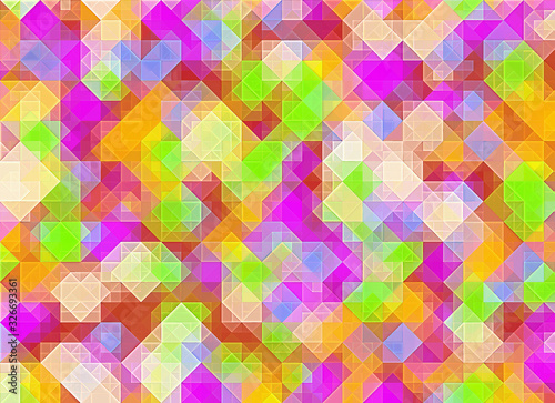colorful bright abstract geometrical background