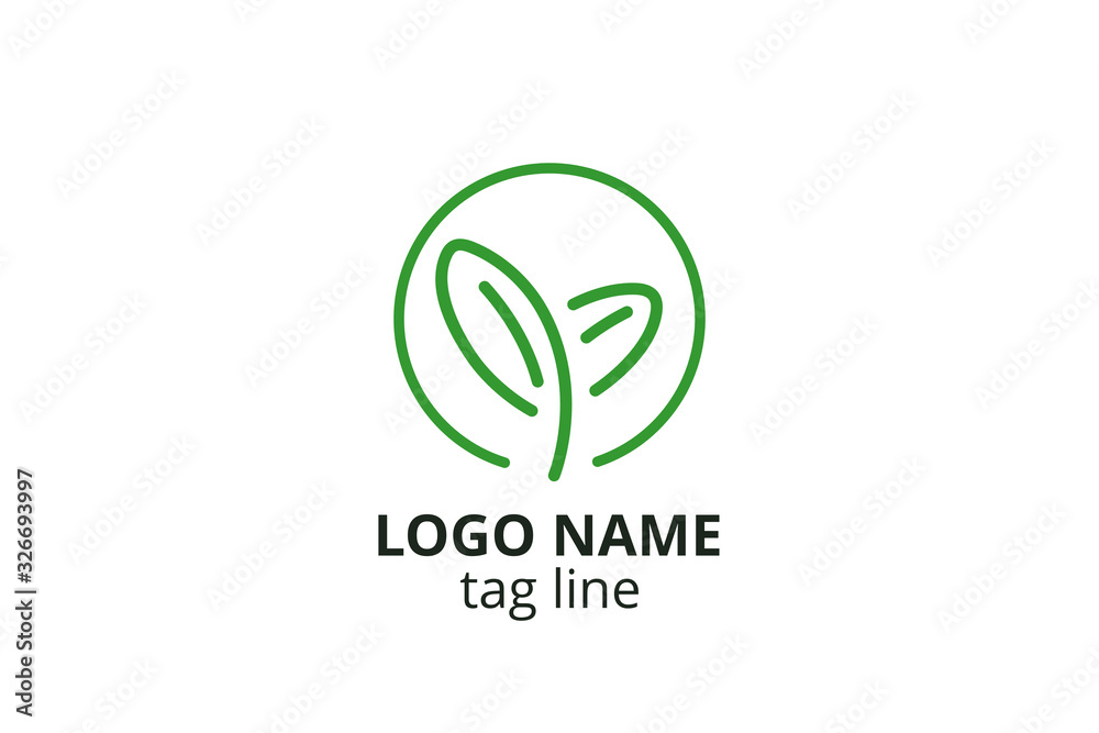 leaf logo leaf logo