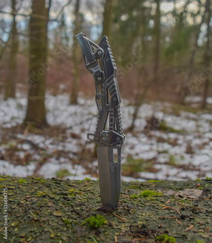 Knife in the forest