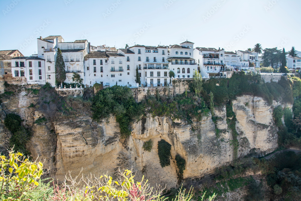 Medieval and monmental town of Ronda, Malaga, Andalusia, Spain