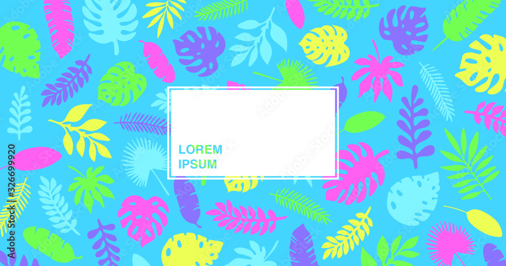 Vegetation background, vector illustration design.
