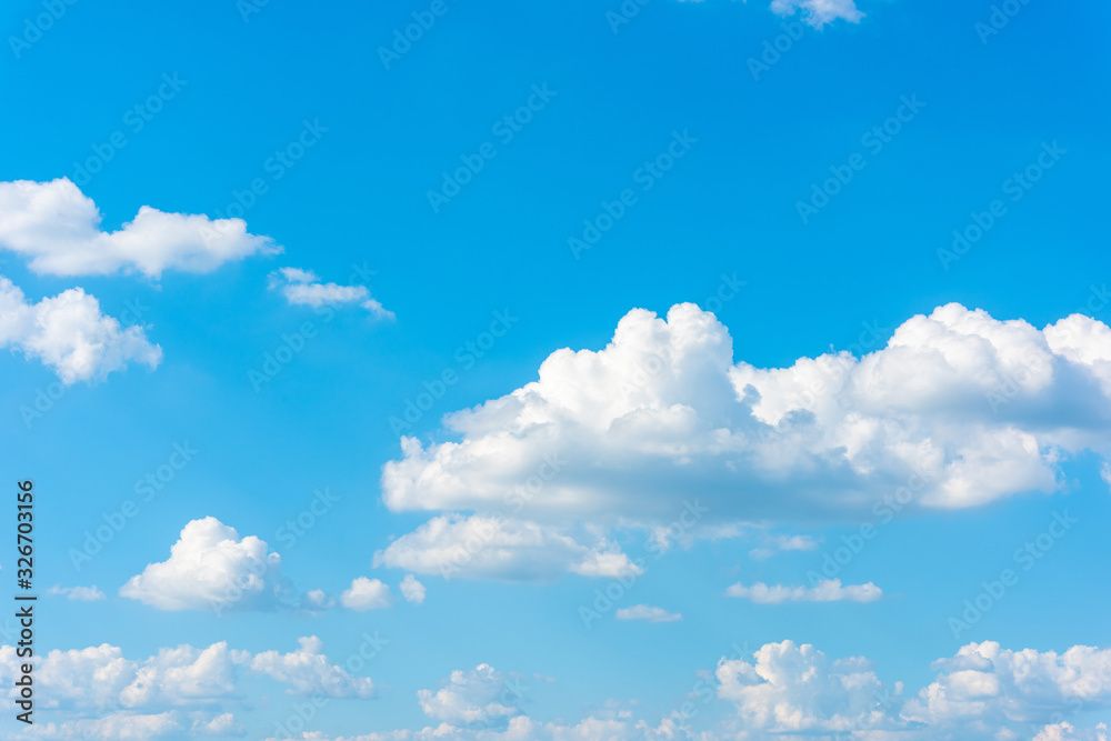 Beautiful cirrus clouds against the blue sky Beautiful cirrus clouds against the blue sky