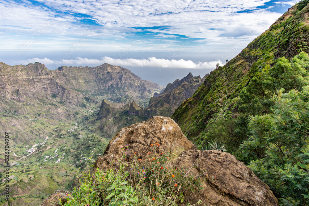 Fototapeta premium mountains in Santo Antao Island, Cabo Verde