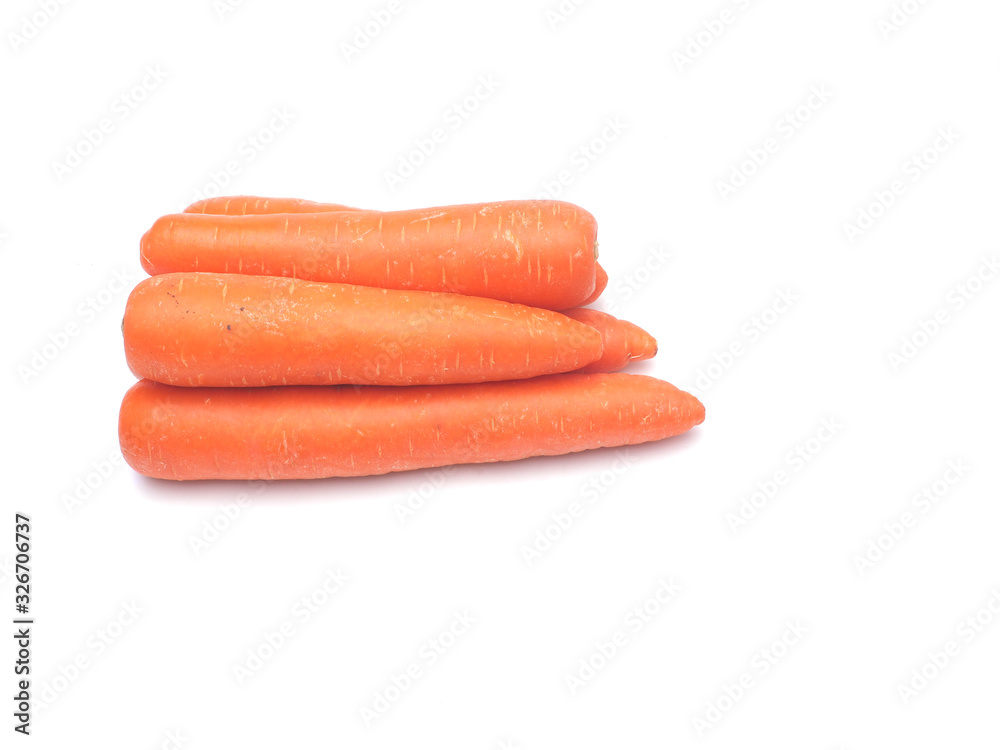 Carrot isolate on white background. Carrot isolate on white background.