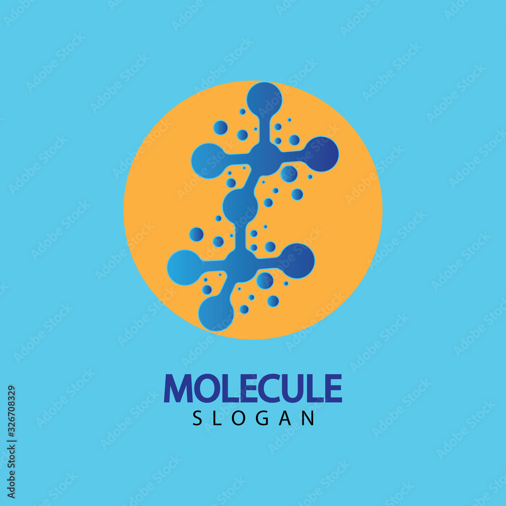 Molecule vector illustration design Molecule vector illustration design