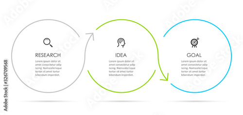 Vector infographic template