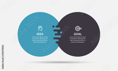 Vector infographic template
