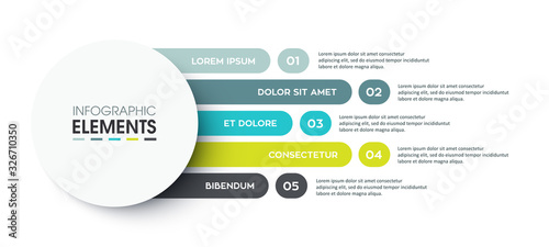 Vector infographic template