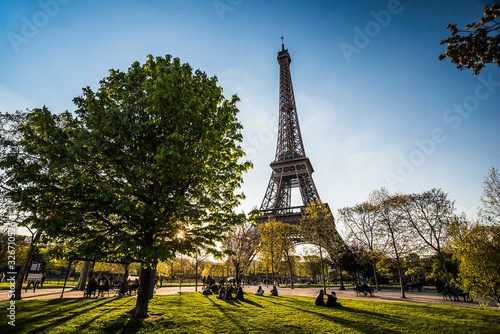 eiffel tower in paris france © JorgeIvan