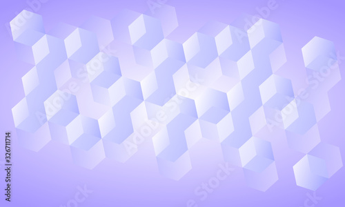 Abstract geometric hexagon pattern, technology concept. 