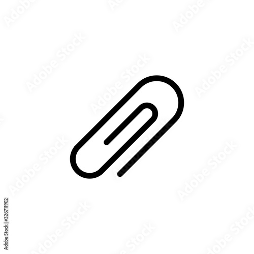 paper clip icon vector template