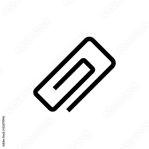 paper clip icon vector template