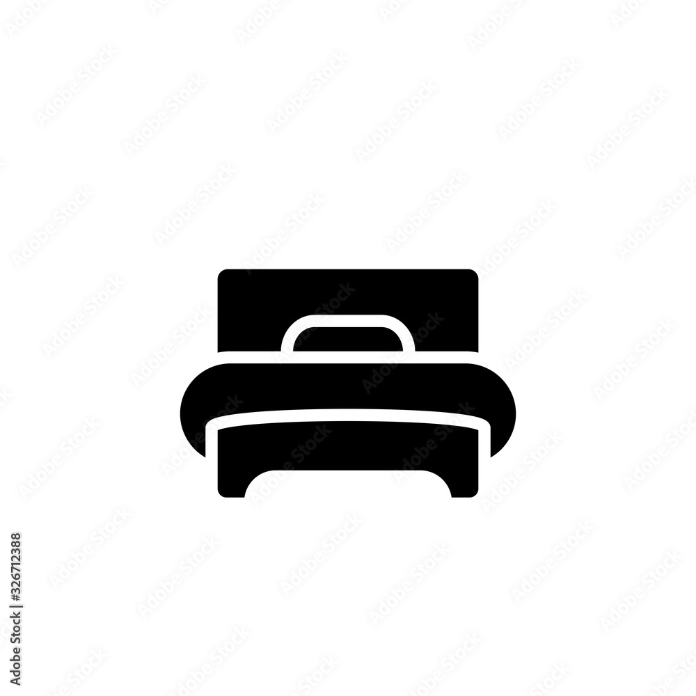Vector illustration, bed icon design Vector illustration, bed icon design