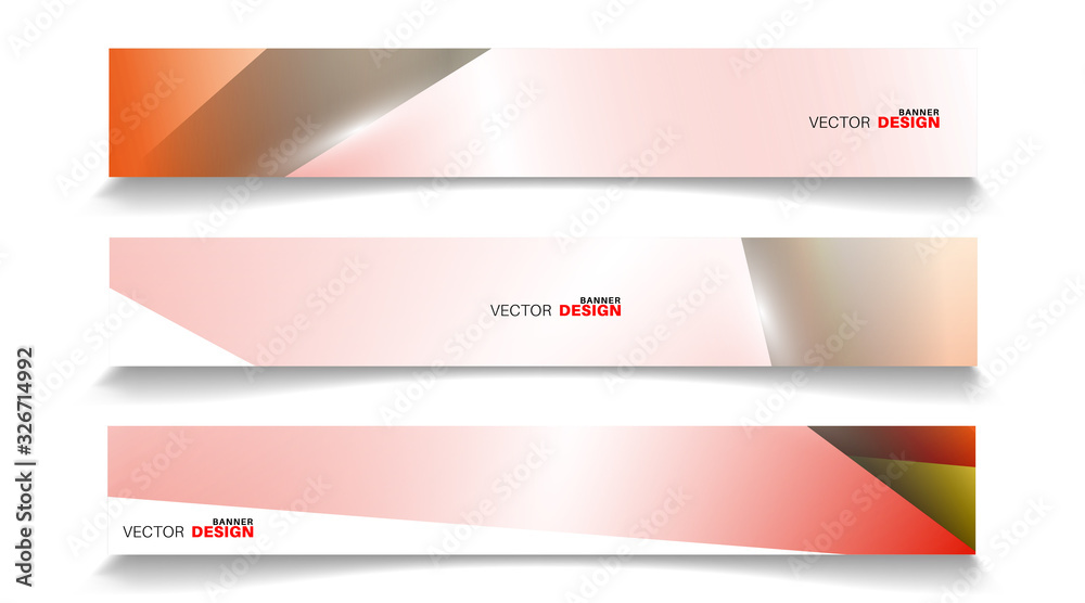 set banner abstract background . vector editable for your design set banner abstract background . vector editable for your design