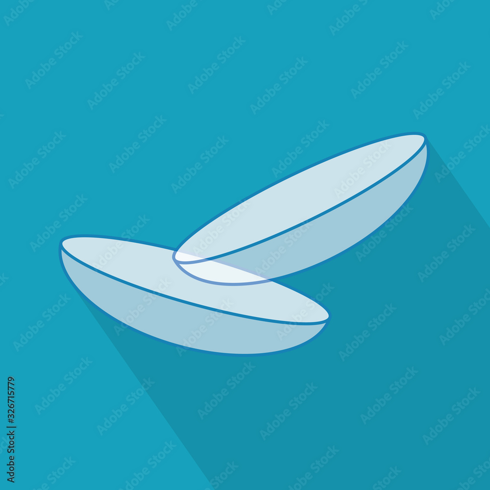 contact lenses icon- vector illustration contact lenses icon- vector illustration