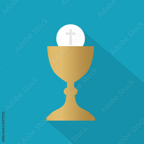 holy communion icon- vector illustration