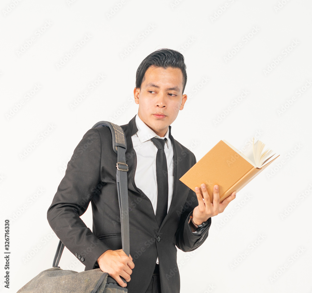 Businessman potrait with white background Businessman potrait with white background