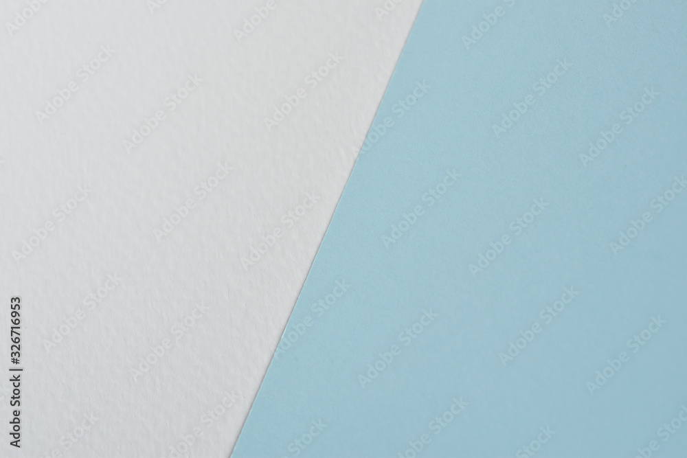 flat lay of pastel color paper in blue