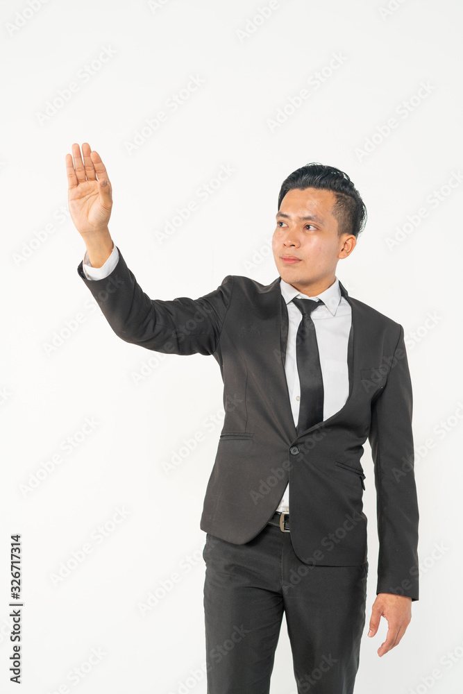 Businessman potrait with white background Businessman potrait with white background