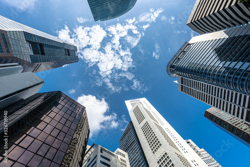 Photography modern office building