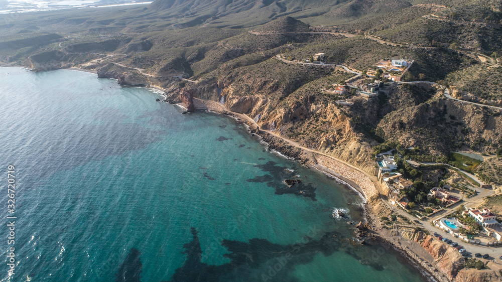 Fototapeta premium aerial view of the bay