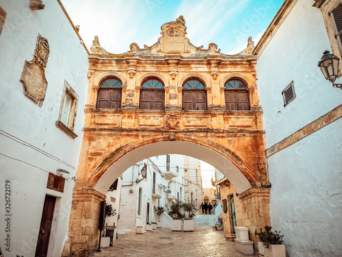 Arco Scoppa of Ostuni (The White Town) - Puglia - Italy