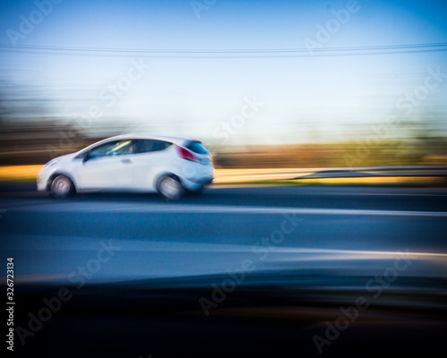 car on the road © flavio