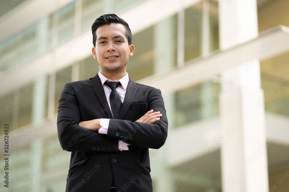Businessman staff portrait with natural lighting Businessman staff portrait with natural lighting