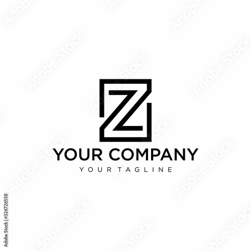 Free Download Geometric logo design of letter Z with white background - EPS10 - vector. - GFXLoad